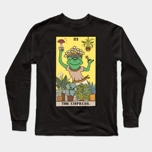 Tarot Frog The Empress Long Sleeve T-Shirt